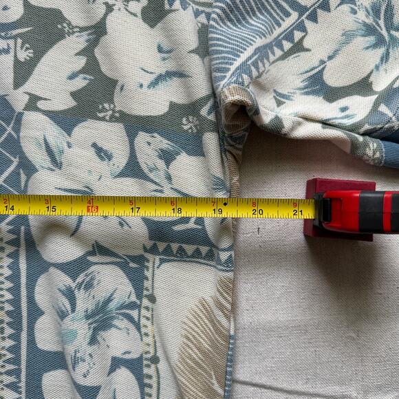 Bugle Boy Vintage 90s Polo Blue White Tropical Men’s Large Excellent Condition - Picture 4 of 5